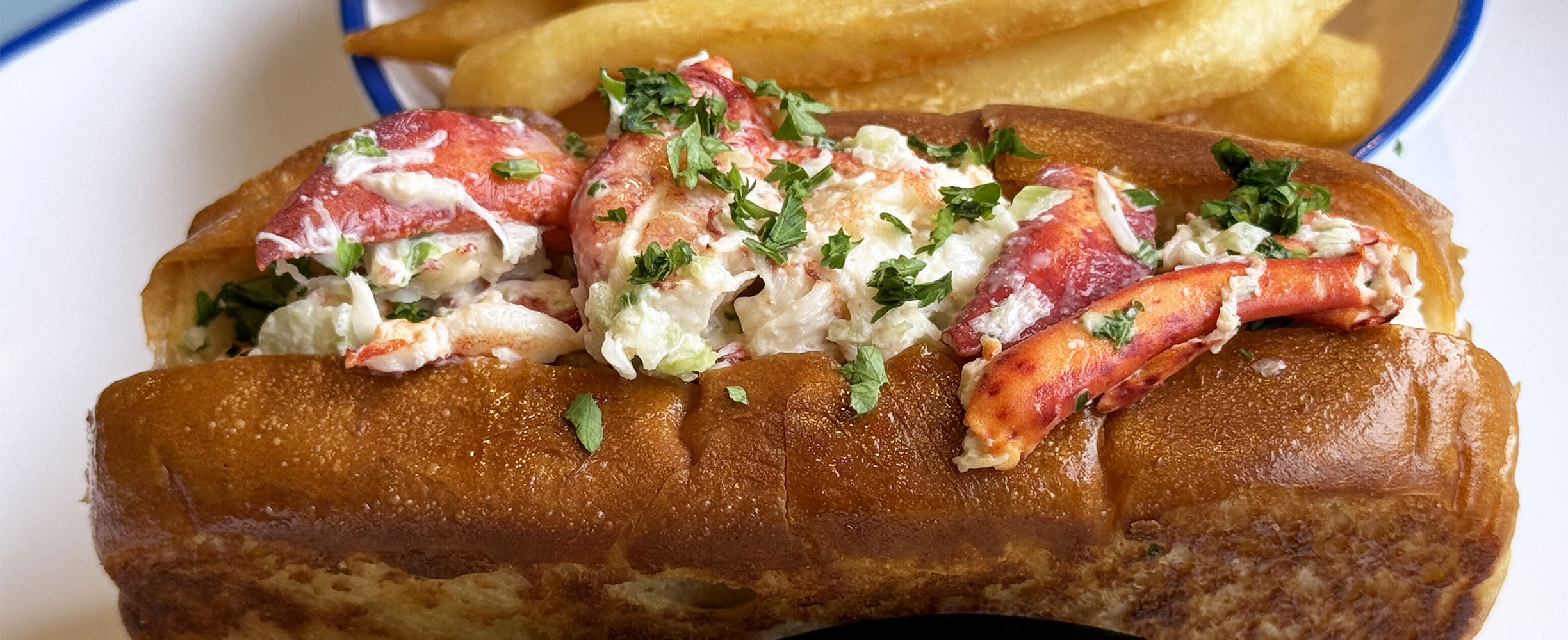 Lobster roll made with fresh lobster from Maine is already a favorite.